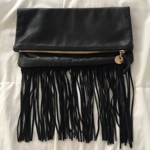 Clare V Fringe Clutch
